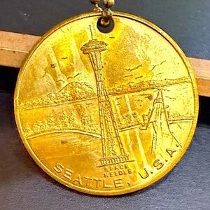 Vintage Space Needle Commemorative Medal 1962
